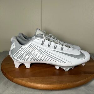 Size 10 - Nike Vapor Edge 360 VC Chrome Silver White Football Cleats DO6294-100
